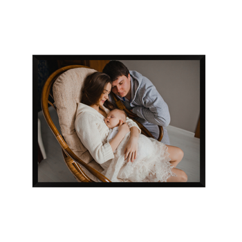 Dein Foto als Poster + schwarzer Rahmen 40x30 cm