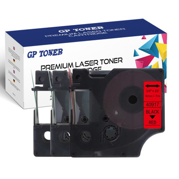 3x DYMO D1 9mm 7m rot schwarz GP-DY40917 x3