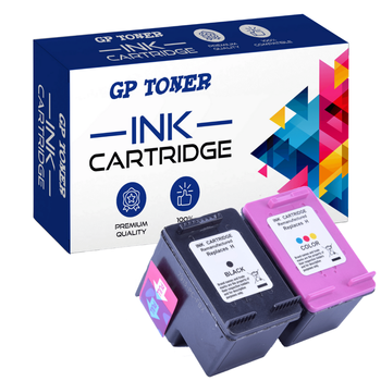 2x Tinten für HP DeskJet 2010 Ink Advantage DeskJet 2060 Ink Advantage - GP-H704BK+C - Set