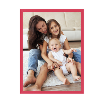 Ihr Foto als Poster + Amaranth-Rahmen 30x40 cm