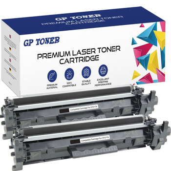 2x Toner für HP LaserJet Pro M102a M102w M130a M130nw CF217A - GP-HCF217A MIT CHIP x2