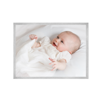 Dein Foto als WIZARD Poster + Silberrahmen 70x50 cm