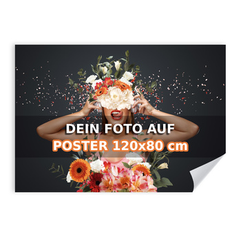 Ihr Foto auf Poster Creator 120x80 cm