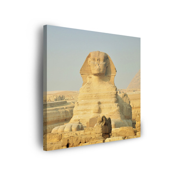 Leinwandgemälde Architektur Ägypten Sphinx 40x40 cm