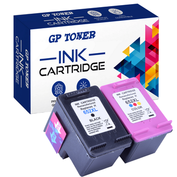 2x Tinten für HP 652 XL Deskjet Ink Advantage 1115 2135 2136 3635 3775 3785 3835 4535 - Ersatz für GP-H652XL CMYK