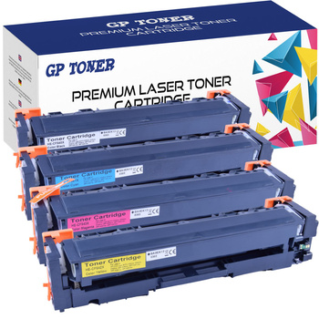 4x Toner für HP LaserJet Pro M252dw M280nw M277 GP-H404X/CF544X CMYK-Drucker