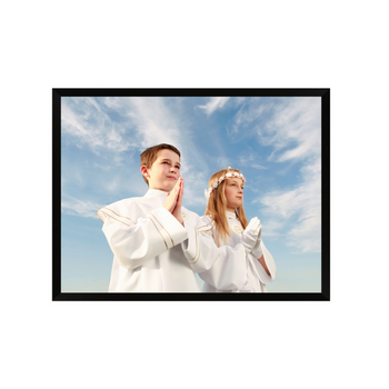 Dein Foto als Poster + schwarzer Rahmen 50x40 cm