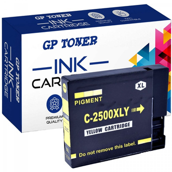 Ersatztinte für Canon PGI-2500XLY Maxify iB4000 iB4050 iB4150 MB5000 MB5155 MB5350 MG5450- GP-C2500XL Y