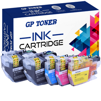 Ersatz 5x Tinte für Brother LC-3219XL MFC-J5330dw MFC-J5730dw Set