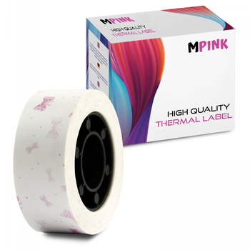 Thermoetikettenpapierband MP-RL-15*4M-PN Pink Ribbon