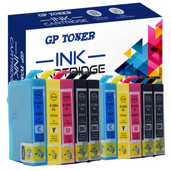 10x Tinte für Epson GP-E2996CMYKK X2 Expression Home XP-240 Series XP-330 XP-X342