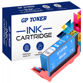 Tinte für HP 912 XL OFFICEJET PRO 8010 8013 8020 8023 8024 - GP-H912XL C