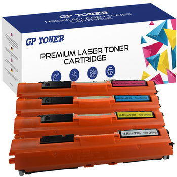 Set mit 4x Tonerersatz für HP Color LaserJet 300 2700 Series GP-H314A/CF354A CMYK