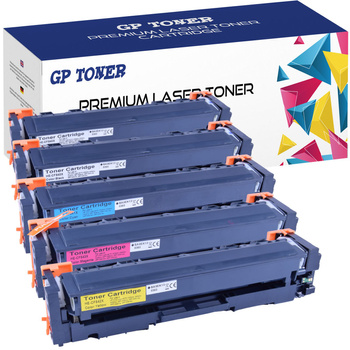 Set mit 5 Ersatztonern für HP ColorJet Pro 254dw M274dn M270 Series GP-H404X/CF544X CMYKK-Drucker