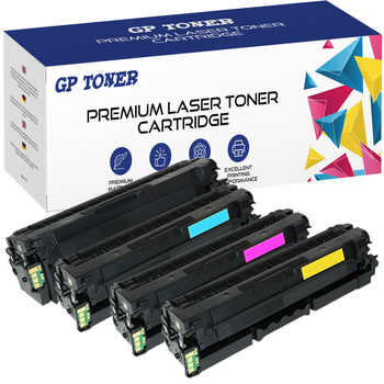 4er-Set Tonerersatz für Samsung CLT-K506L N506L CLP-680 Serie GP-S506CMYK