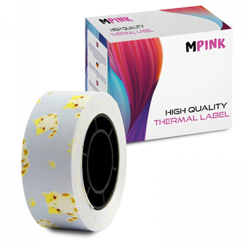 Thermoetiketten-Papierband MP-RL-15*4M-CC Süße Katzen