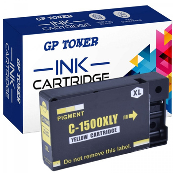 Ersatztinte für Canon PGI-1500XLY Maxify MB2000 MB2050 MB2150 MB2350 MB2700 MB2750 - GP-C1500XL Y