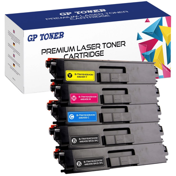 5 Toner für Brother tn-423 HL-L8260 HL-L8360 DCP-L8410 MFC-L8690 MFC-L8900 cdw - GP-B423CMYKK
