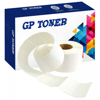 Selbstklebendes Etikett auf Rolle, Thermoetiketten 50x30mm 1500 Stück MP-RL-P2121-BK/WT