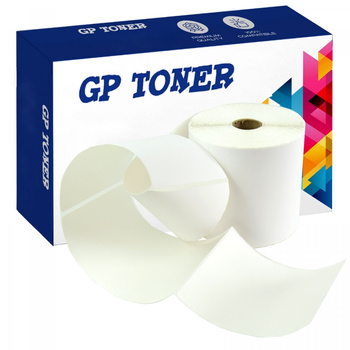 Selbstklebendes Etikett auf Rolle, Thermoetiketten 102x152mm 500 Stück MP-RL-P2011-BK/WT