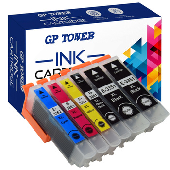 Set mit 6x Tinte kompatibel für Epson Expression Premium XP-530 540 640 Serie GP-E3365XL CMYKK