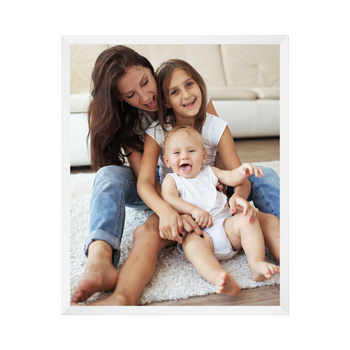 Dein Foto als Poster + weißer Rahmen 30x40 cm