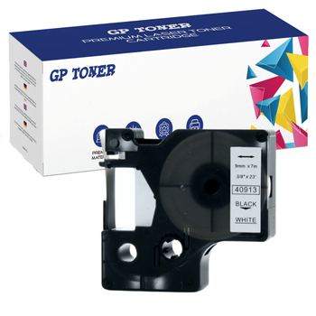 Klebeband für DYMO D1 40913 7 m 9 mm Weiß GP-DY40913