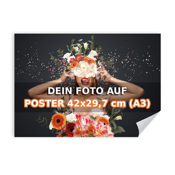 Ihr Foto auf Poster Creator A3 Horizontal