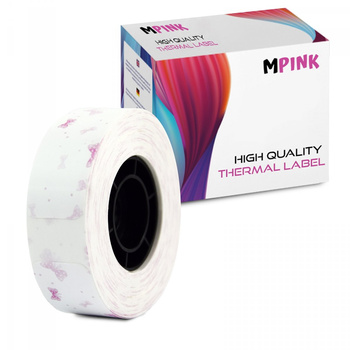 Thermoetikettenpapierband MP-RL-15*50*150PT-PN Pink Ribbon
