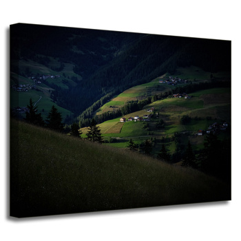 Leinwandgemälde Natur Bergplateau 40x30 cm