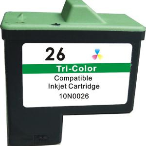 Farbersatztinte für Lexmark X2200, Zi3 Drucker (10N0026 Nr. 26)