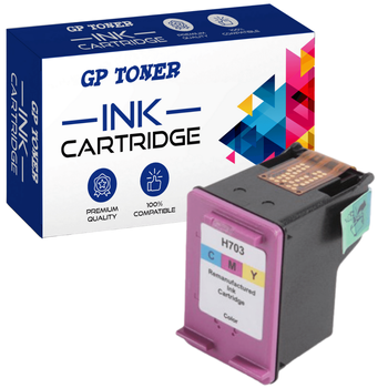 Ersatztinte für HP 703 DeskJet K109a K209a K510 D730 F735 – GP-H703XL CMY