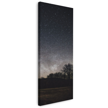 Leinwandgemälde Weltraum Sternenhimmel 40x120 cm