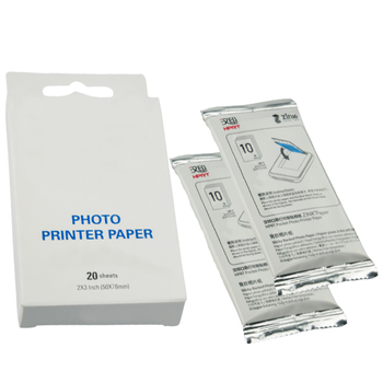 20x ZINK-Fotopapier für Drucker G&