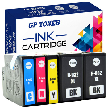 Ersatz 5x Tinte HP 932XL 933XL Officejet 6100 6600 6700 7510 7610 Set