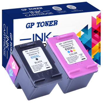 2x HP 650XL 1515 2515 2645 3515 3545 4515 XXL Tintenpatronen - GP-H650XL BK+CMY Set