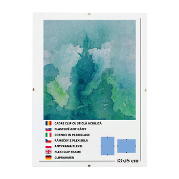 Cliprahmen Plexiglasrahmen, 13x18 cm