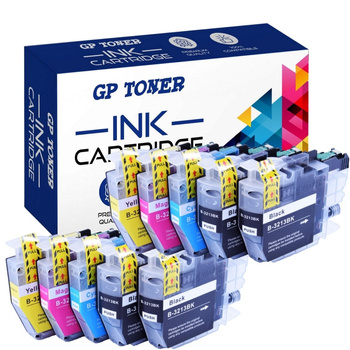 Ersatz 10x Tinte für Brother LC3213 DCP-J572dw DCP-J772dw MFC-J491dw Set