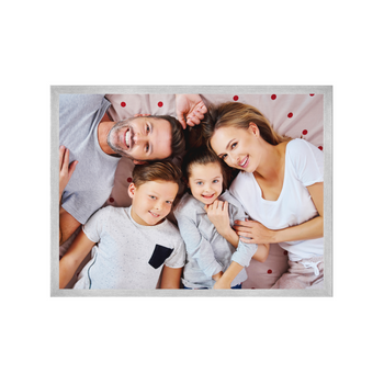 Dein Foto als Poster + Silberrahmen 29,7x21