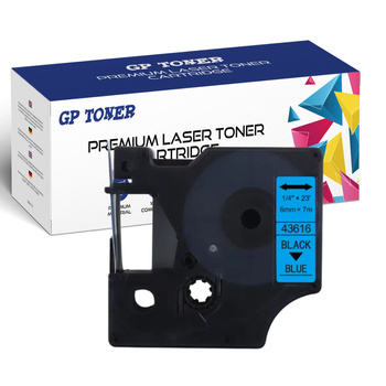 DYMO D1 Farbband 6mm 7m Blau Schwarz GP-DY43616