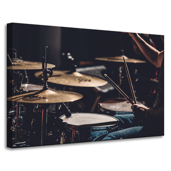 Leinwandgemälde Musik Trommeln Trommeln 90x60
