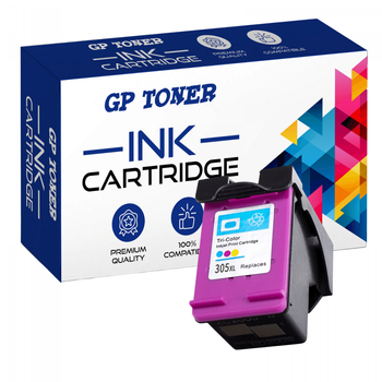 Ersatztinte für HP 305 XL DESKJET 2710 2720 2721 Plus 4120 4122 – GP-H305XL CMY