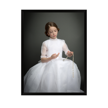 Ihr Foto als Poster + schwarzer Rahmen 24x30 cm