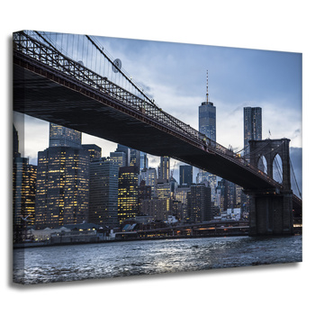 Leinwandgemälde Manhattan-Architektur 40X30 cm