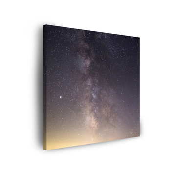 Leinwandgemälde Sterne Himmel Weltraum Nacht 90x90