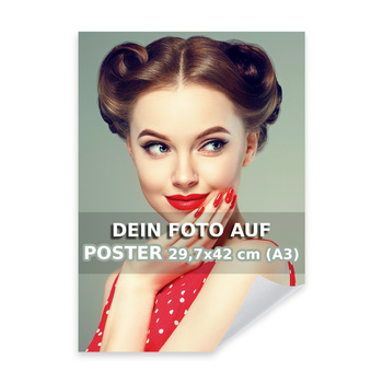Ihr Foto auf Poster Creator A3 Vertikal