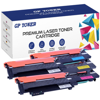 5er-Set Tonerersatz für Samsung CLT-C404S CLT-M404S CLT-Y404S GP-S404CMYKK GP