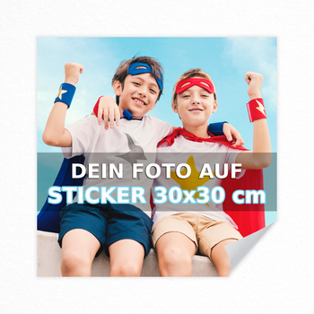 Zauberer-Wandaufkleber 30x30 cm