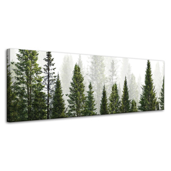 Leinwandgemälde Regenwald Natur Bäume 120x40 cm