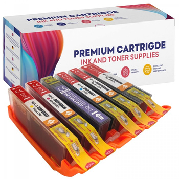 6x Ersatztinten Canon Pixma TS8100 TS8220 TS8250 TS8350 TS9155 - GP-C580CMYKPB PREMIUM SET